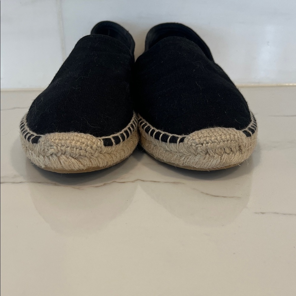 J Crew Made-in-Spain espadrille flats in linen size 10 - Picture 6 of 13